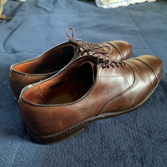 Allen Edmonds Park Avenue Brown Leather Oxfords, size 10.5C - Picture 3 of 13
